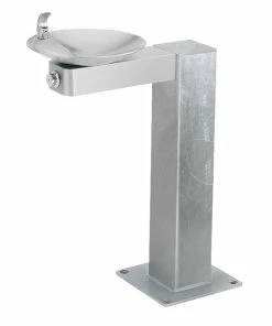Haws® 25 in. Barrier Free Pedestal Fountain in Galvanized Steel