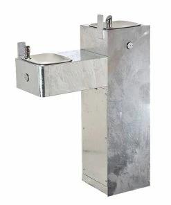 Haws® Hi-Lo ADA Bubbler Drink Fountain in Satin Stainless Steel