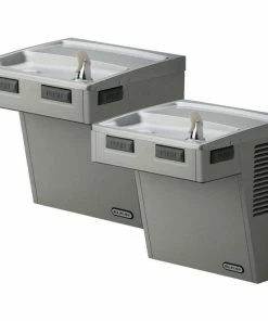 Elkay Flexi-Guard® 8 gph Filtered Wall Mount Bilevel Water Cooler in Light Grey Granite