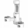 Elkay Outdoor Wall Mount Bi-Level Drinking Fountain and Bottle Filling Station in White