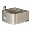 Haws® Stainless Steel Single Wall Mount Drinking Fountain in Satin Stainless Steel