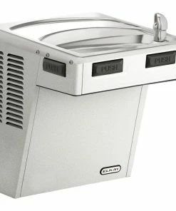 Elkay 0.13 gpm Single Level Vandal-Resistant Drinking Fountain in Stainless Steel