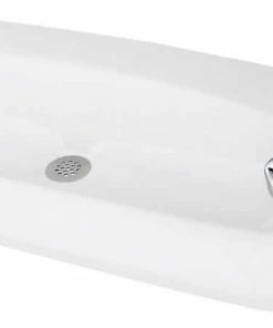 Haws® Cast Iron Wall Mount Double Bubbler Drinking Fountain in White