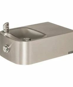 Haws® 14 ga Single Wall Mount Drinking Fountain in Satin Stainless Steel