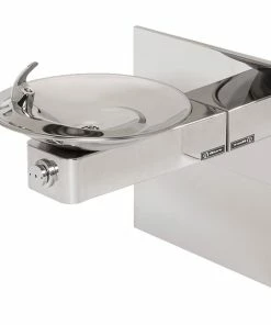 Haws® Barrier Free Wall Mount Fountain with Access Panel in Polished Stainless Steel