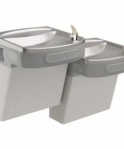 Elkay EzH2O® 115 V Filtered Wall Mount Bi-Level ADA Cooler in Light Grey