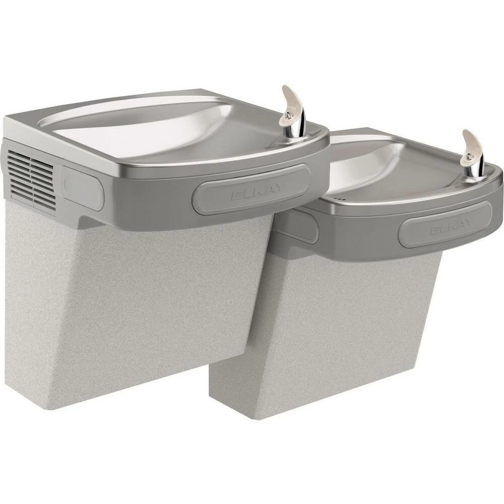 Elkay EzH2O® 115 V Filtered Wall Mount Bi-Level ADA Cooler in Light Grey