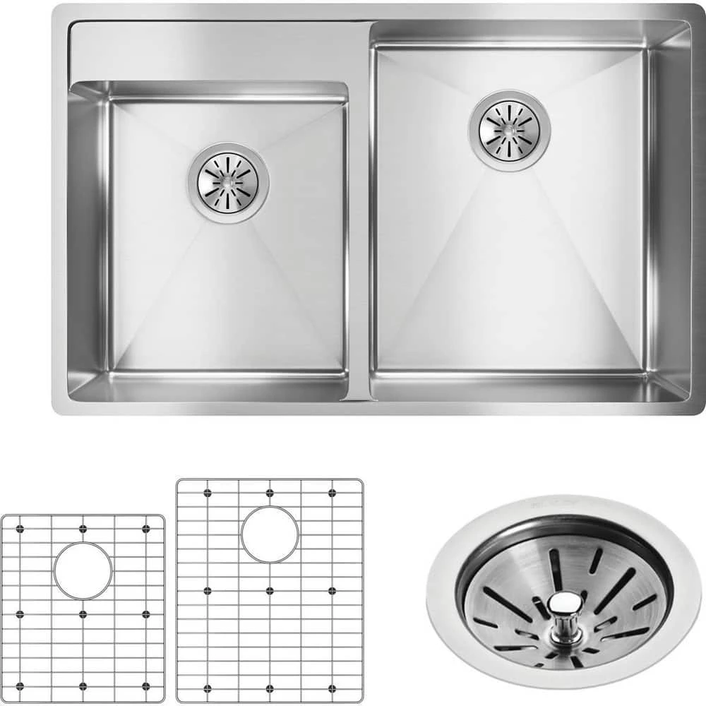 Elkay EZH2O® 8 gph Bi-Level Wall Mounted Drinking Fountain and Hands Free Bottle Filling Station in Light Grey Granite - Image 3