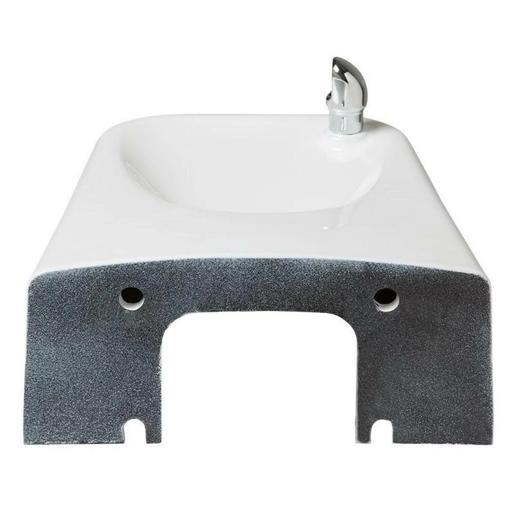 Haws® ADA Wall Mount Drinking Fountain in White - Image 4