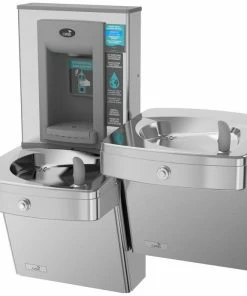 Oasis Versacooler® II Bi-Level Water Cooler Fountain with Bottle Filler in Stainless Steel