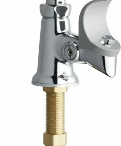 Chicago Faucets 1-Hole Fountain Vandal Resistant with Lever Handle in Polished Chrome