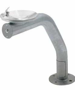 Haws® Barrier Free Freeze Resistant Pedestal Fountain in Galvanized Steel