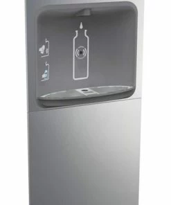 Elkay 28-1/2 in. In-Wall Bottle Filling Station in Light Grey