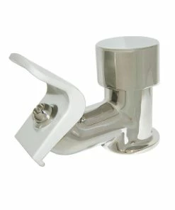 Just Manufacturing Faucet Group Push Button Handle Bubbler in Mirror