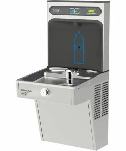 Halsey Taylor SmartFlow™ On-Wall Water Cooler with Bottle Filling Station