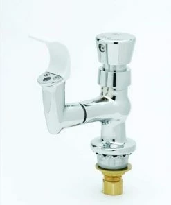 T&S Brass Bubbler, Flexible Mouth Guard, Push Button Metering Handle, Anti-Rotation Pins