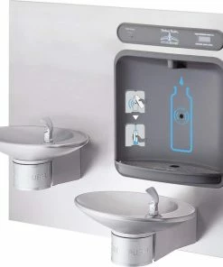 Halsey Taylor HydroBoost® Wall Mount Stainless Steel Indoor Bottle Filling Station