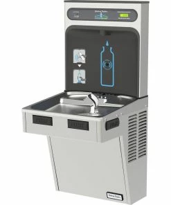 Halsey Taylor HydroBoost® Wall Mount Metal and Plastic Indoor Bottle Filling Station