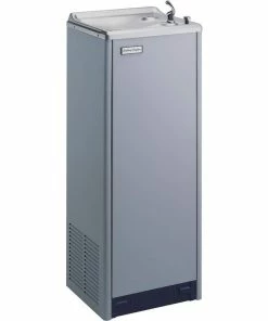 Halsey Taylor Double Bubbler™ 14 gal. Floor Mounting Water Cooler in Platinum