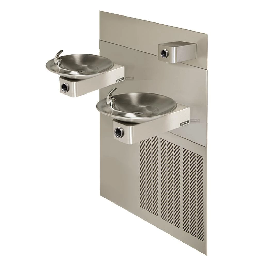 Haws® Wall Mount Electric Drink Fountain in Satin Stainless Steel - Image 2