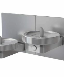 Oasis Radii™ Non-Refrigerated Bi-Level Drinking Fountain in Stainless Steel