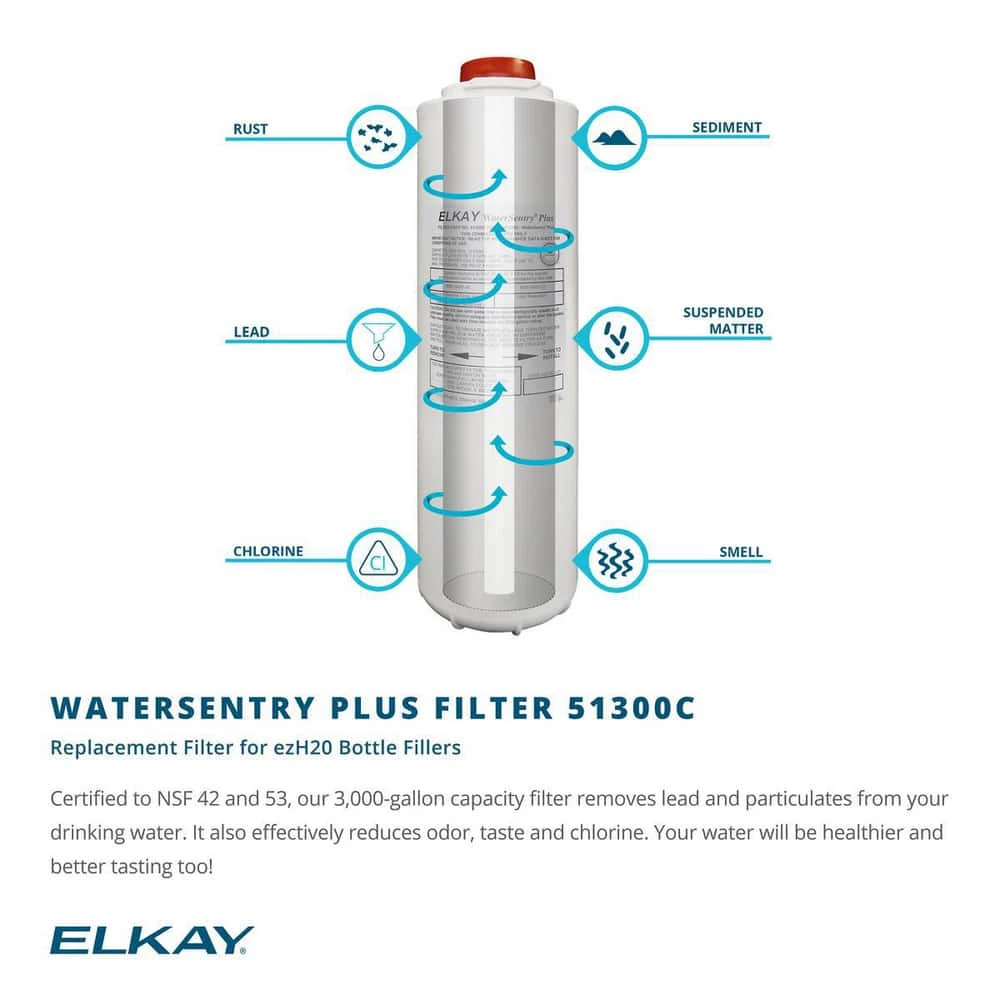 Elkay EZH2O® Wall Mounted Bi-Level ADA Easy-Touch Pushbars and Sensor Activated Water Cooler in Stainless Steel - Image 4