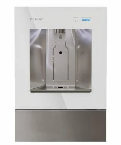 Elkay ezH2O Liv Built-in Stainless Steel Indoor Bottle Filling Station in Aspen White