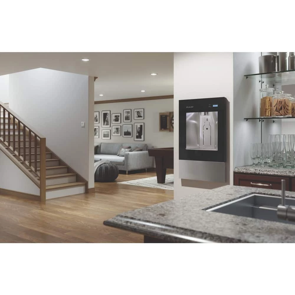 Elkay ezH2O Liv Built-in Stainless Steel Indoor Bottle Filling Station in Aspen White - Image 2