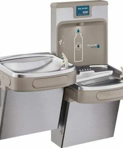 Elkay EZH2O® Wall Mounted Bottle Filling Station with Bi-Level Cooler in Stainless Steel