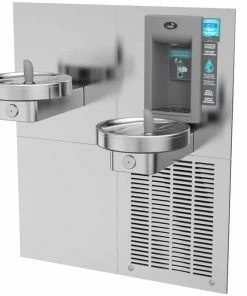 Oasis 8 gph Wall Mount Water Cooler with Bottle Filler in Brushed Stainless Steel