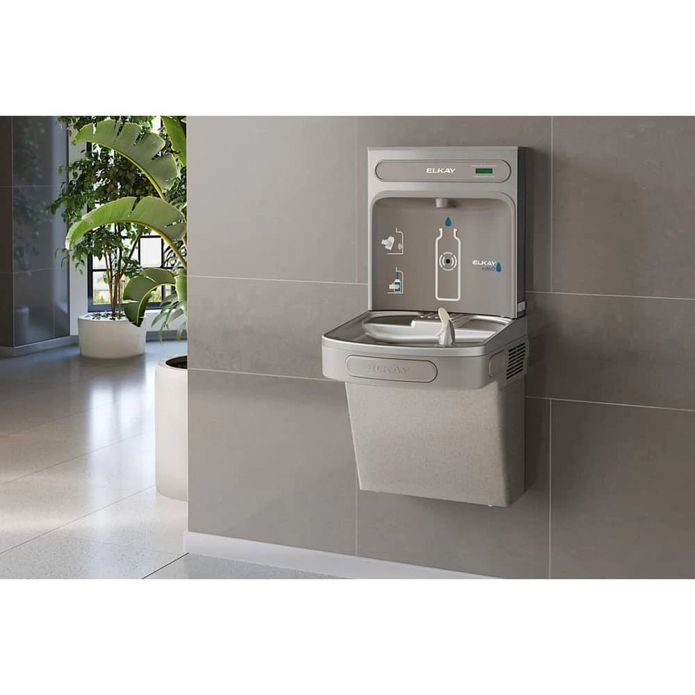 Elkay EZH2O® Wall Mounted Drinking Fountain and Hands Free Bottle Filling Station with Cooler - Image 3