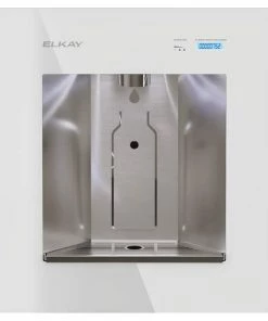 Elkay ezH2O Liv Built-in Stainless Steel Indoor Bottle Filling Station in Aspen White