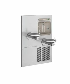 Elkay EZH2O® 38-1/2" Wall Mounted Retrofit Single Station Hands Free Bottle Filler Combo with Cooler
