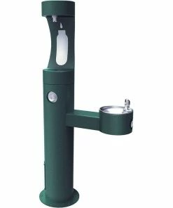 Elkay EzH2O® Bilevel Pedestal Bottle Filling Station in Stainless Steel