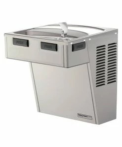 Halsey Taylor Double Bubbler™ Wall Mount Filtered Cooler in Stainless Steel