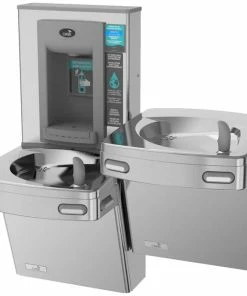 Oasis VersaCooler® II 8 gph Split Level Water Cooler with Bottle Filler in Stainless Steel