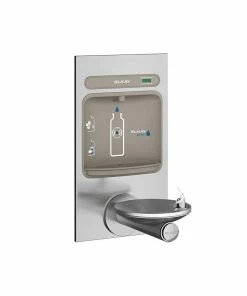Elkay EZH2O® Non-Filtered Non-Refrigerated Bottle Filling Station with Integral Fountain in Stainless Steel
