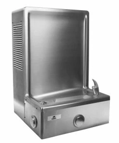 Oasis 8 gph On-A-Wall Water Cooler in Stainless Steel