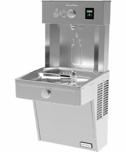 Halsey Taylor HydroBoost® Wall Mount Stainless Steel Indoor or Outdoor Bottle Filling Station