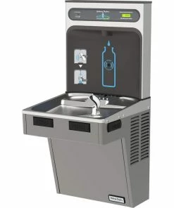 Halsey Taylor HydroBoost® Wall Mount Metal and Plastic Indoor Bottle Filling Station