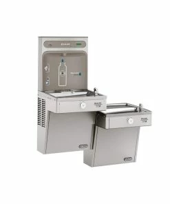 Elkay EZH2O® Filtered Wall Mounted Bottle Filling Station and Greenspec Listed High Efficiency Cooler Combo