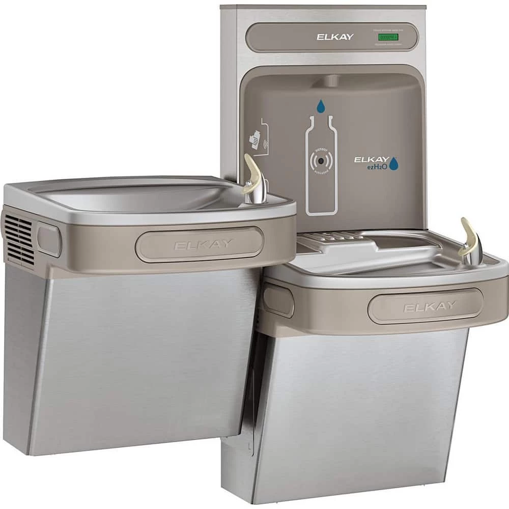 Elkay EZH2O® 39-1/16 in. Bottle Filling Station with Water Cooler in Stainless Steel