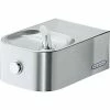 Elkay Soft Sides® Wall Mount Push Button Freeze Resistant Drinking Fountain Kit in Stainless Steel