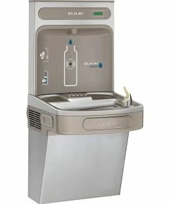 Elkay EZH2O® 17-7/8 in. Non-Filtered Bottle Filling Station with Single Water Cooler in Stainless Steel