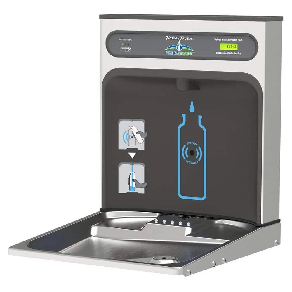 Halsey Taylor HydroBoost® Wall Mount Metal and Plastic Indoor Bottle Filling Station
