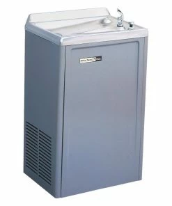 Halsey Taylor Double Bubbler™ 8 gal. Wall - Mount Water Cooler Platinum Vinyl