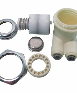 Elkay Push-Button Assembly Kit in White|Grey|Silver