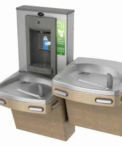 Oasis VersaFiller™ Wall Mount Galvanized Steel Split Level Indoor Bottle Filling Station