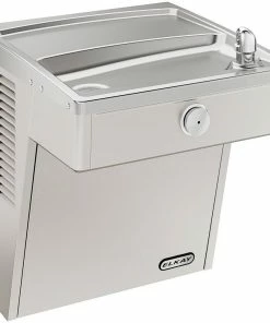Elkay 8 gph Vandal Resistant Filtered Wall Mount Water Cooler in Stainless Steel