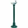Halsey Taylor 36 in. Cast Iron Pedestal Fountain in Forest Green